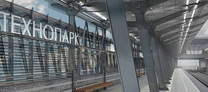 Открытие станции метро "Технопарк" планируется в декабре 2015 года